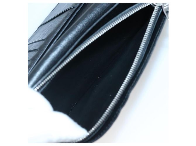 LOUIS VUITTON Cartera Brazza de Cuero Taurillon M58192 LV Auth 135024 Negro - vista 11
