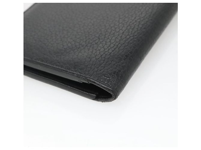 LOUIS VUITTON Cartera Brazza de Cuero Taurillon M58192 LV Auth 135024 Negro - vista 15