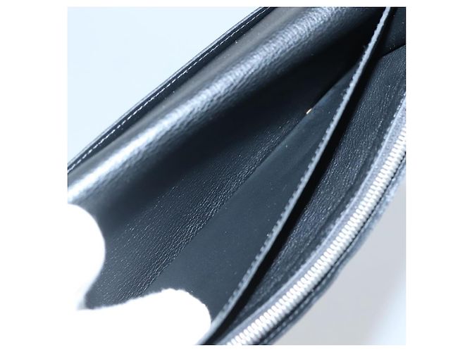 LOUIS VUITTON Cartera Brazza de Cuero Taurillon M58192 LV Auth 135024 Negro - vista 19
