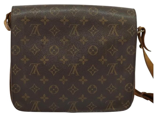 LOUIS VUITTON Bolsa de Hombro Monogram Cartouchiere GM M51252 LV Auth 137723 Monograma - vista 3