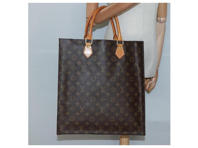 LOUIS VUITTON Borsa Sac Plat Monogram M51140 LV Auth 139486 Monogramma - vista 19