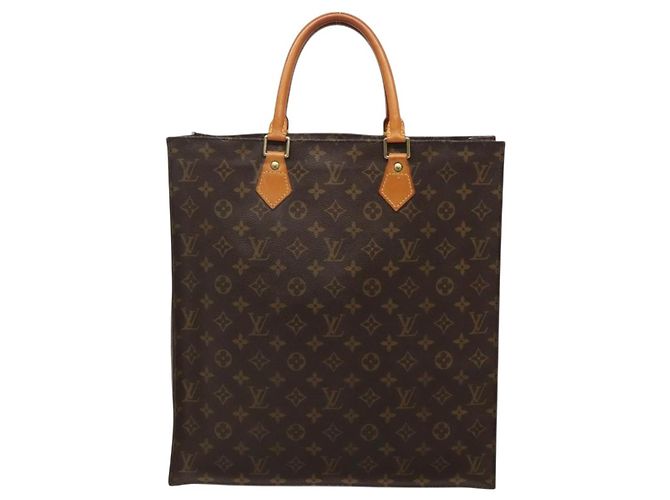 LOUIS VUITTON Borsa Sac Plat Monogram M51140 LV Auth 139486 Monogramma - vista 2