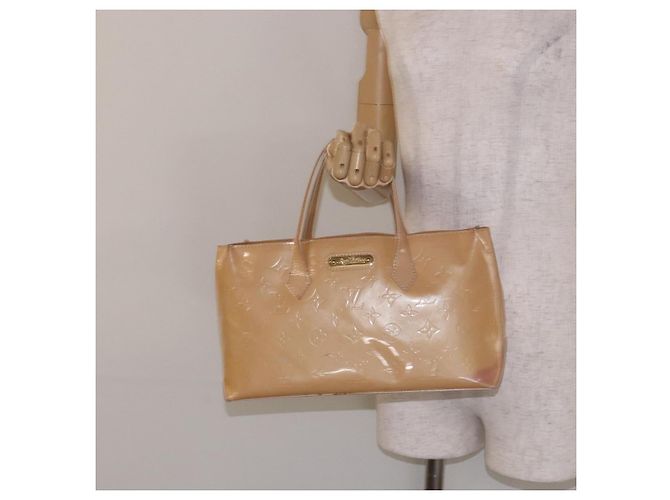 LOUIS VUITTON Borsa a Mano Vernis Wilshire PM Rose Flow Lantern M91642 Auth 139144 - vista 23