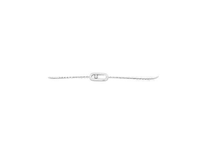 Messika Bracelet, "Move Uno", white gold, diamond. - view 3