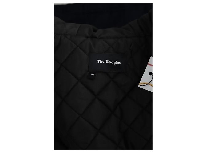 The Kooples Parka in cotone blu - vista 5