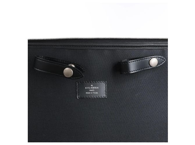 Valigia da viaggio Louis Vuitton Pegase 55 in Taiga nera M23312 Nero - vista 19