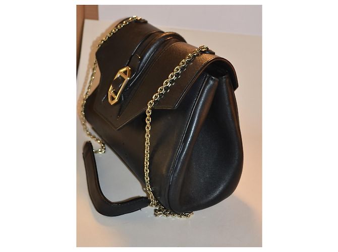 Borsa a tracolla Giorgio Armani in pelle nera Nero - vista 2