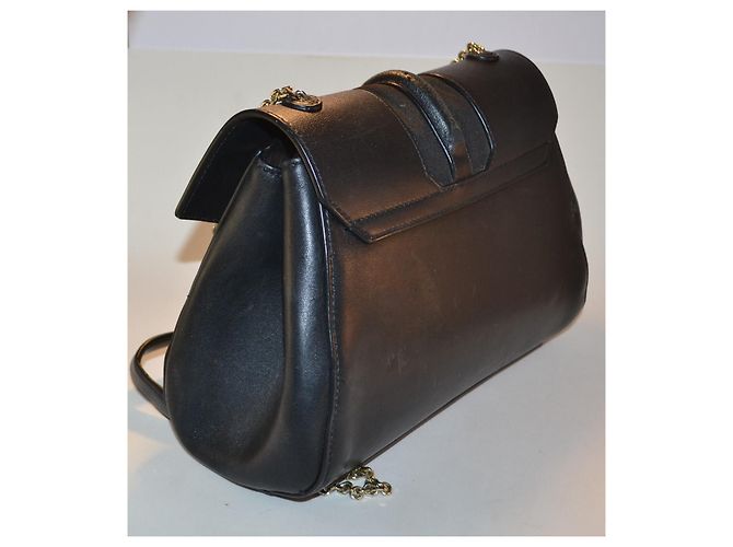 Borsa a tracolla Giorgio Armani in pelle nera Nero - vista 3