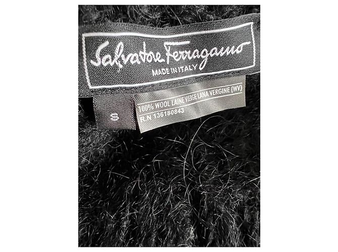 Salvatore Ferragamo Wollpullover Schwarz - Ansicht 8
