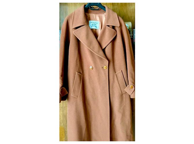 Abrigo 3/4 de lana y cachemira Burberry Avellana - vista 2