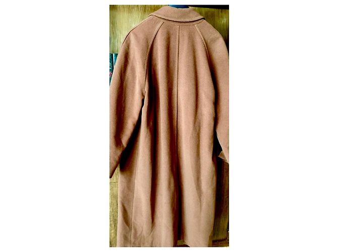 Abrigo 3/4 de lana y cachemira Burberry Avellana - vista 3