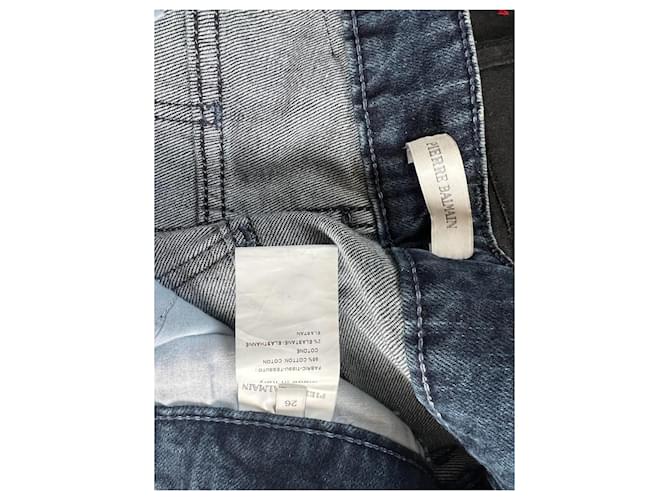 Vaqueros Pierre Balmain en denim azul - vista 4