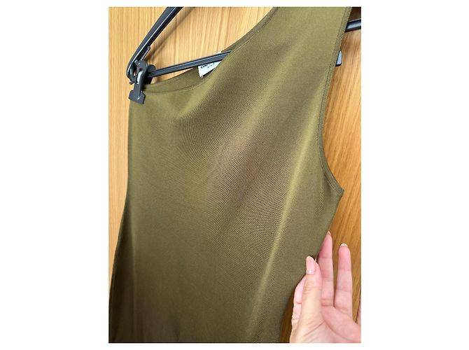Vestido Saint Laurent de seda verde - vista 11