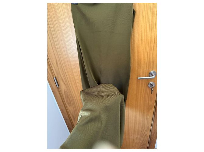 Vestido Saint Laurent de seda verde - vista 7
