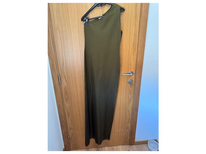 Vestido Saint Laurent de seda verde - vista 8