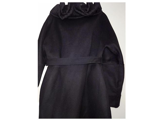 Abrigo de Lana de Angora Ermanno Scervino Negro - vista 6