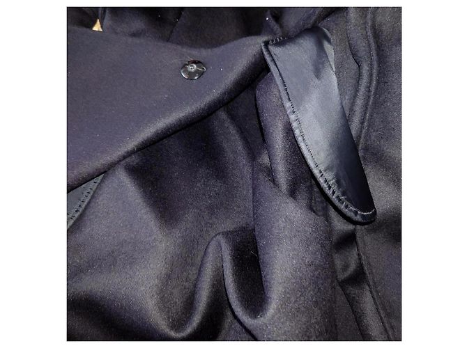 Abrigo de Lana de Angora Ermanno Scervino Negro - vista 9