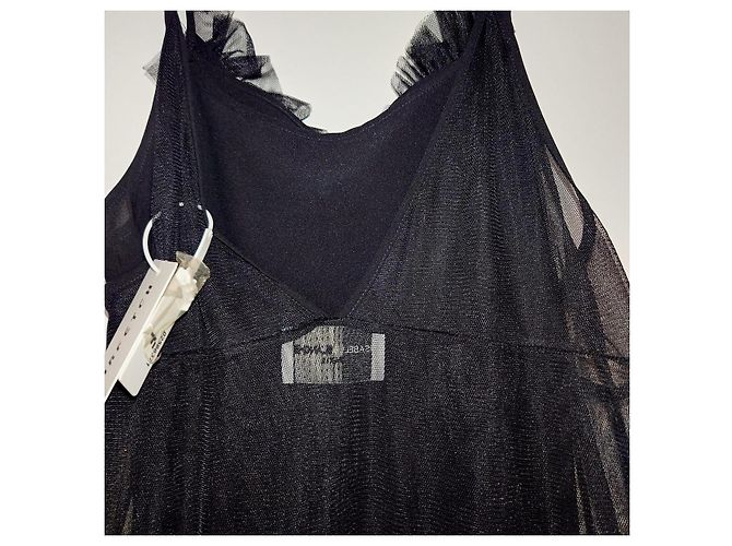 Autre Marque Isabelle Blanche Tüllkleid Schwarz - Ansicht 5