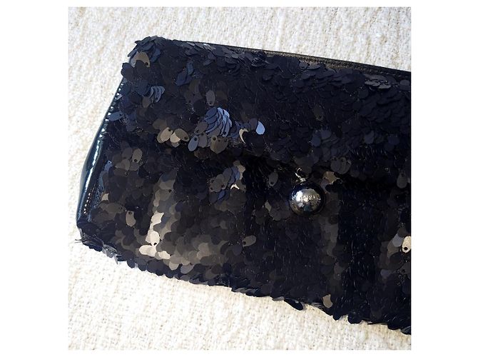 Furla Mini borsa a tracolla con paillettes Nero - vista 3