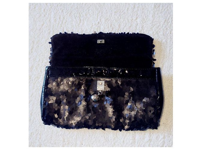 Furla Mini borsa a tracolla con paillettes Nero - vista 4