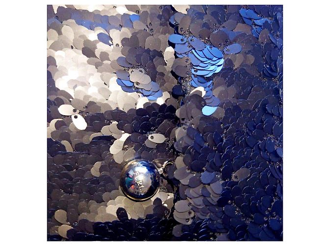 Furla Mini borsa a tracolla con paillettes Nero - vista 5