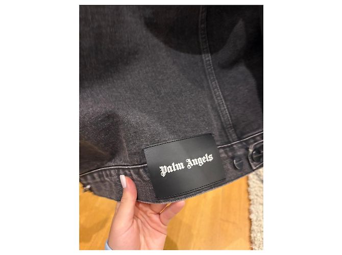 Palm Angels Jeansjacke Haselnuss - Ansicht 3