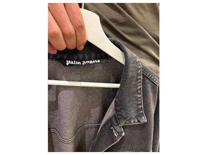 Palm Angels Jeansjacke Haselnuss - Ansicht 6