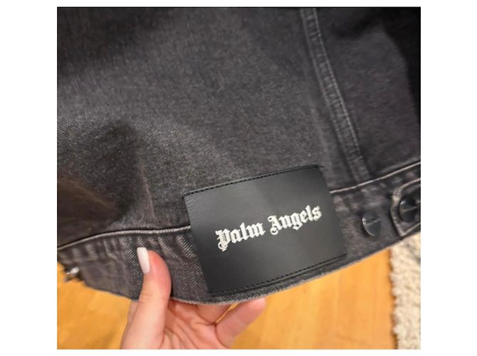 Palm Angels Jeansjacke Haselnuss - Ansicht 8