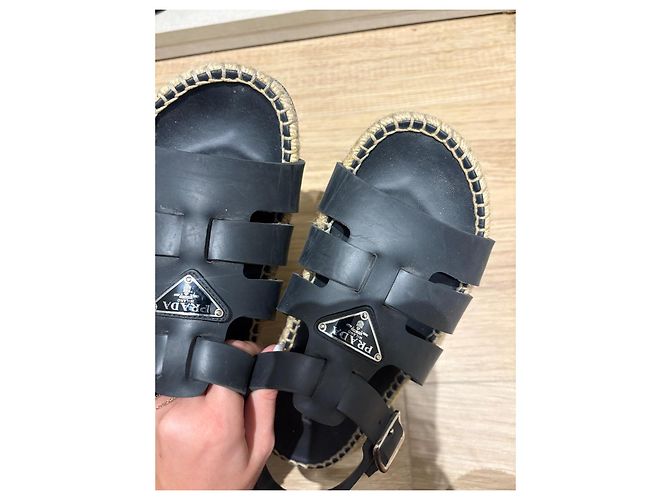 Modello di sandali clog Prada Styler Nero - vista 3