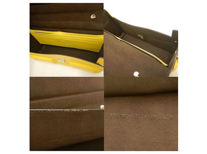 Borsa a Spalla Fendi Bucket Soft Trunk 7VA565 Giallo - vista 9