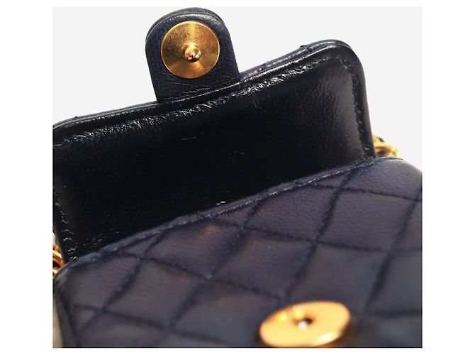 Chanel Mini charm per borsa blu navy - vista 10