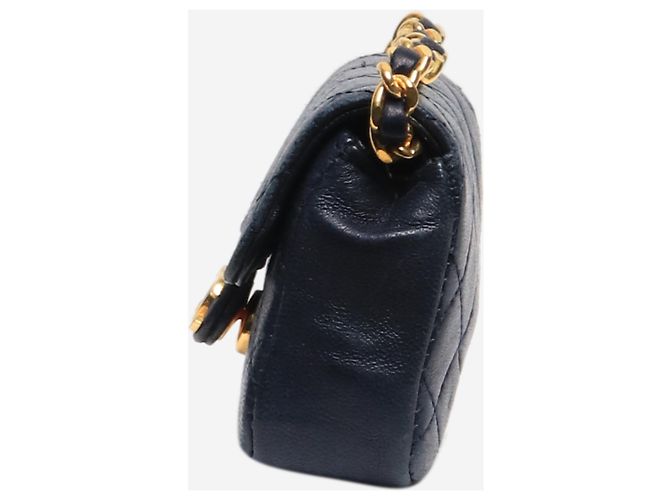 Chanel Mini charm per borsa blu navy - vista 4