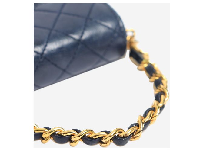 Chanel Mini charm per borsa blu navy - vista 9