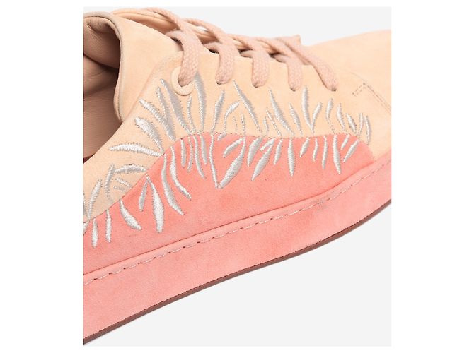 Loro Piana Suede-Sneaker Pink Nuages - Größe EU 38 (UK 5) - Ansicht 4