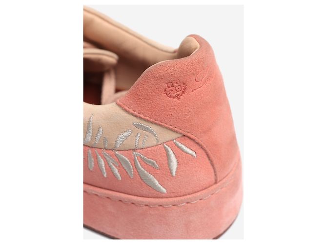 Loro Piana Suede-Sneaker Pink Nuages - Größe EU 38 (UK 5) - Ansicht 6