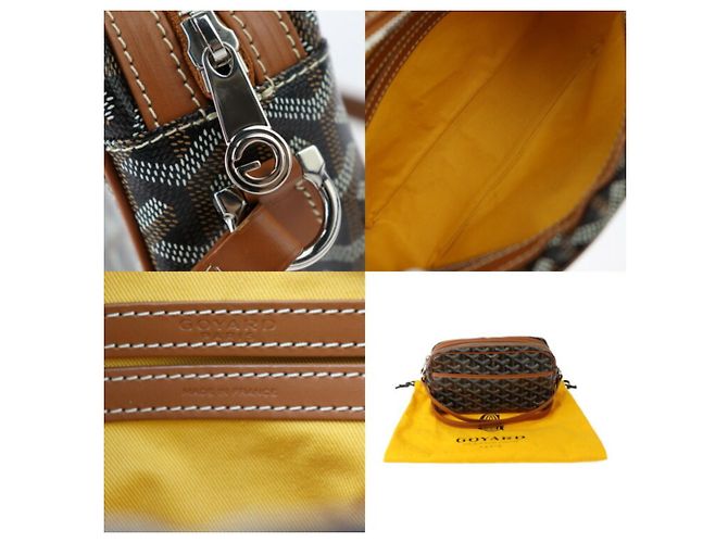 Goyard Cap Vert PM Schultertasche Braun Schwarz - Ansicht 9