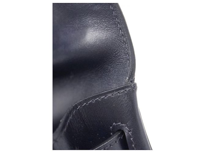 Hermès Zaino Hermes Kelly Ad GM in blu navy - vista 12
