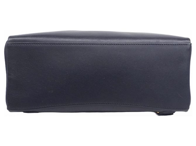 Hermès Zaino Hermes Kelly Ad GM in blu navy - vista 3