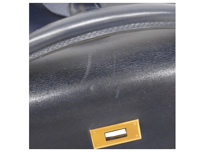 Hermès Zaino Hermes Kelly Ad GM in blu navy - vista 7