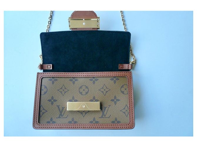 LOUIS VUITTON Portefeuille Chaine Dauphine Neuf M68746 Caramel - vue 10