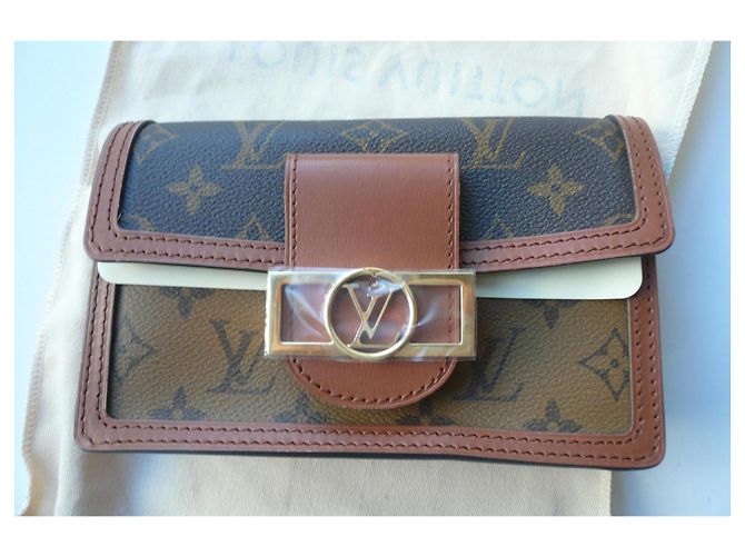 LOUIS VUITTON Portefeuille Chaine Dauphine Neuf M68746 Caramel - vue 2