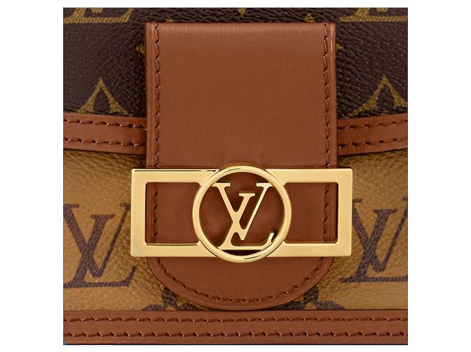 LOUIS VUITTON Portefeuille Chaine Dauphine Neuf M68746 Caramel - vue 9