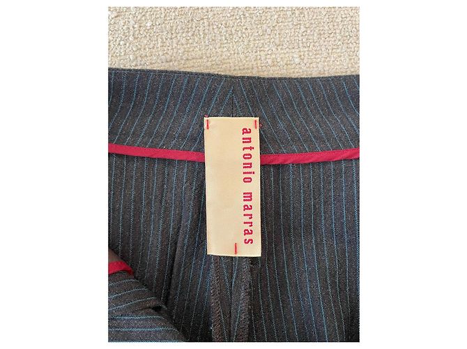 Pantalón Antonio Marras, modelo Stripes FW2018. Negro - vista 4