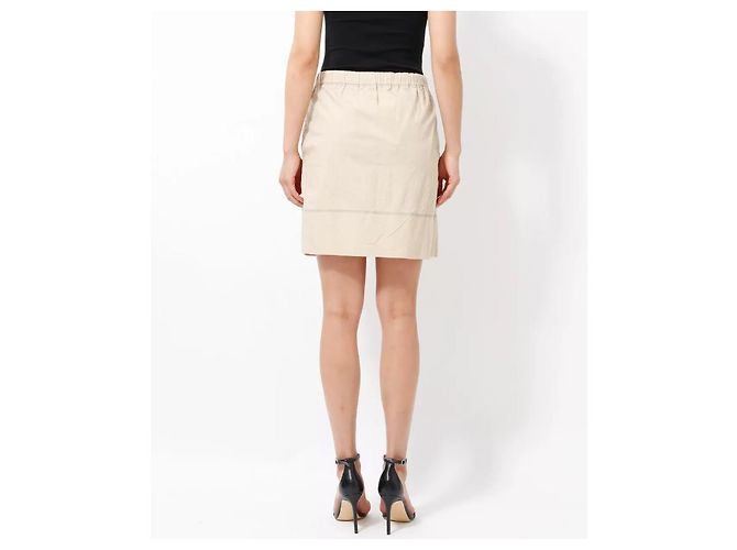 Gonna Céline, modello Circa 2010 di Phoebe Philo. Beige - vista 4