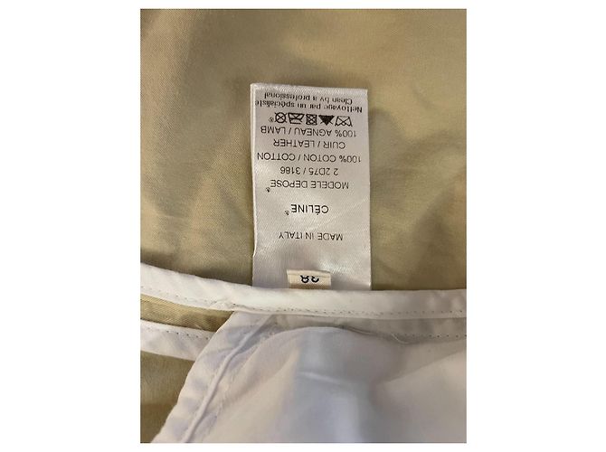 Gonna Céline, modello Circa 2010 di Phoebe Philo. Beige - vista 6