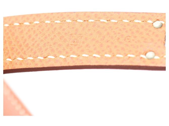 Brevettato Hermès Kelly Depeche 38 Oro Marrone - vista 6