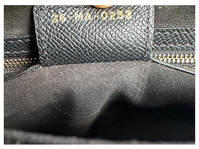 Borsa Saddle Dior in pelle nera granulata Nero - vista 6