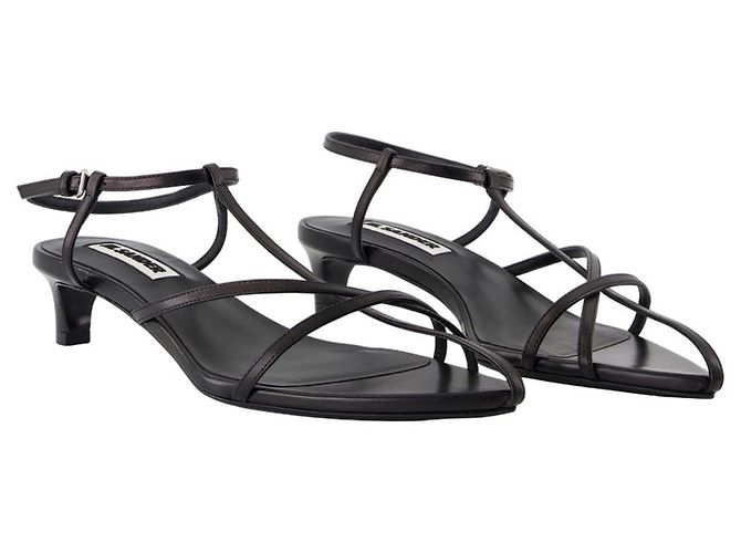 Sandali - Jil Sander - Pelle - Nero - vista 2