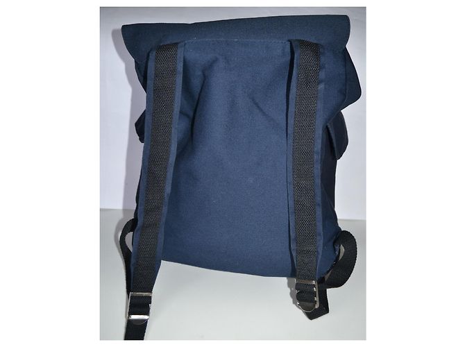 Jean Paul Gaultier Blue Canvas Backpack - view 3