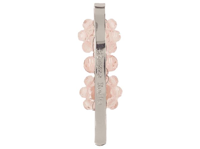 Mini fermaglio per capelli a fiore - Simone Rocha - Ottone - Rosa - vista 2